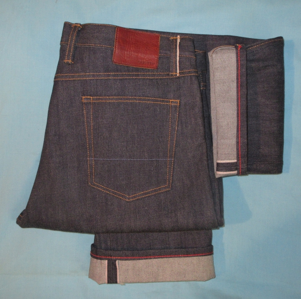 New Gustin Selvedge Jeans 40x36 #27 "The Heavy American"